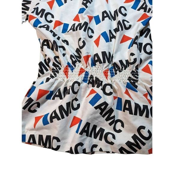 AMC 1974 promotional all over logo button down shirt. Very RARE. Was only given - Picture 4 of 11